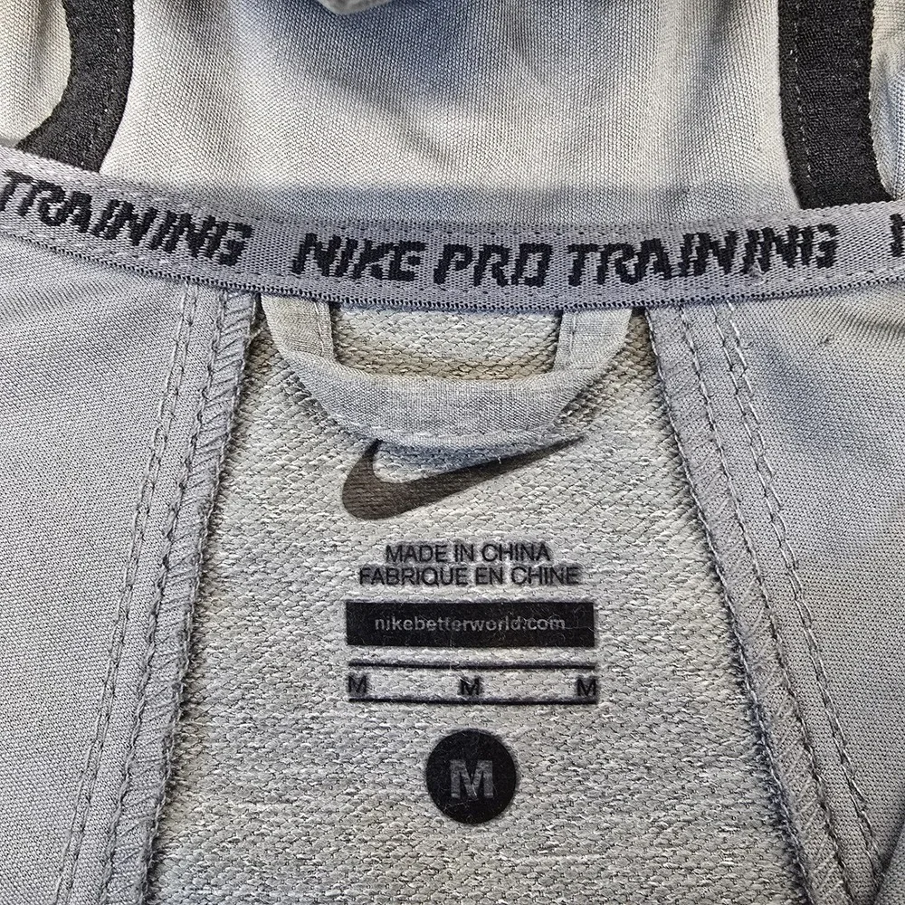 Nike Pro Trainer Full Zip Storm Running Jacket‎ Size M Men Gray